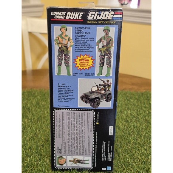 Vtg G.I Joe 1993 Hasbro Combat Camo Duke Hall of Fame Action Figure New Sealed - Picture 2 of 12